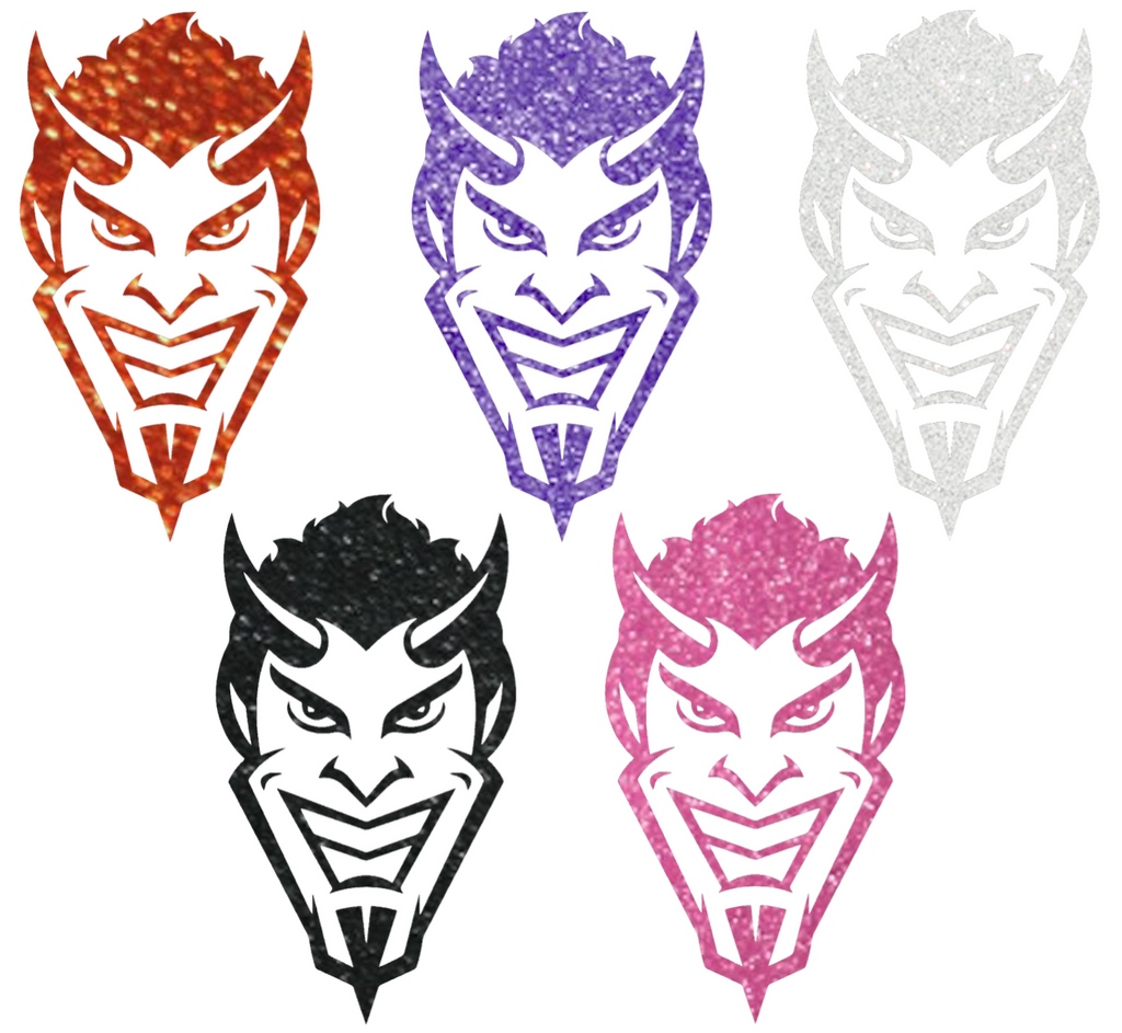 Northwestern State Demons Metallic Sparkle Mascot Logo Premium DieCut Vinyl Decal PICK COLOR & SIZE