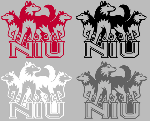 Northern Illinois Huskies Alternate Team Logo Premium DieCut Vinyl Decal PICK COLOR & SIZE