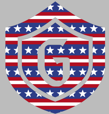 Saint Marys Gaels Alternate Logo Stars & Stripes USA American Flag Vinyl Decal PICK SIZE