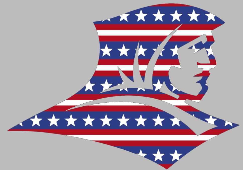 Providence Friars Team Logo Stars & Stripes USA American Flag Vinyl Decal PICK SIZE