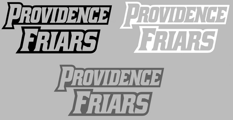 Providence Friars Team Name Logo Premium DieCut Vinyl Decal PICK COLOR & SIZE