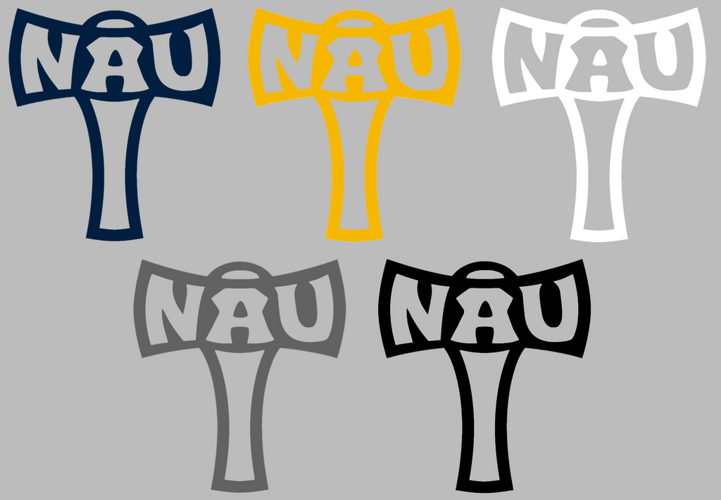 Northern Arizona Lumberjacks Retro Throwback Logo Premium DieCut Vinyl Decal PICK COLOR & SIZE