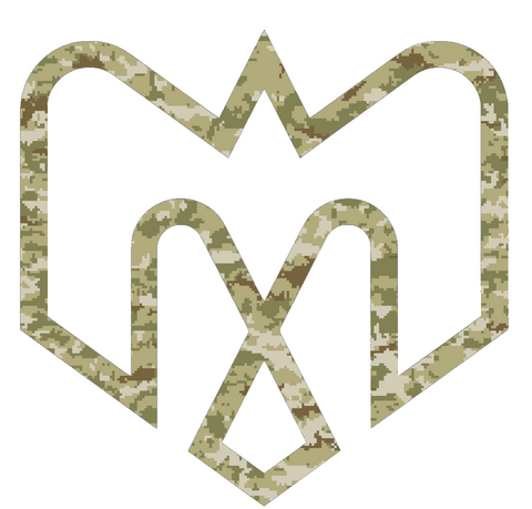 Montreal Alouettes Team Logo Salute to Service Camouflage Camo Vinyl Decal PICK SIZE