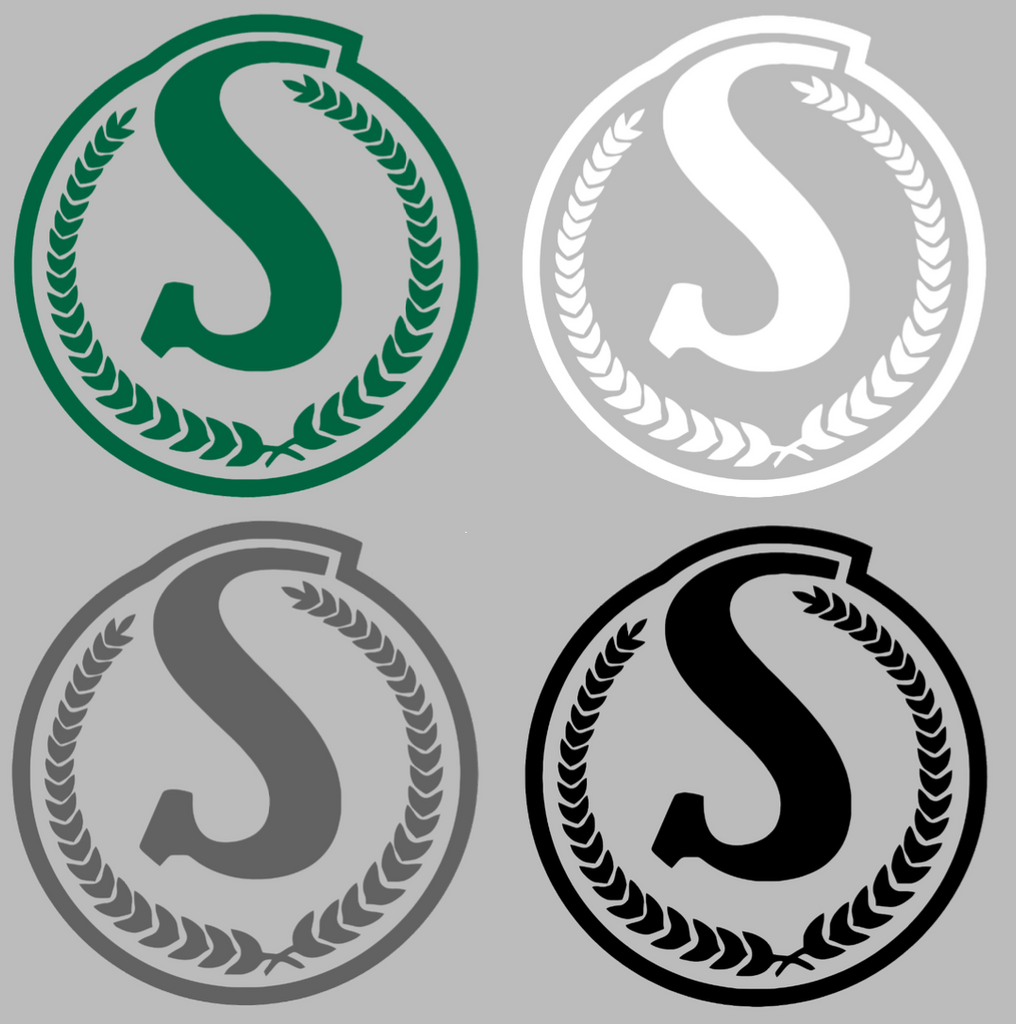 Saskatchewan Roughriders Retro Throwback Logo Premium DieCut Vinyl Decal PICK COLOR & SIZE