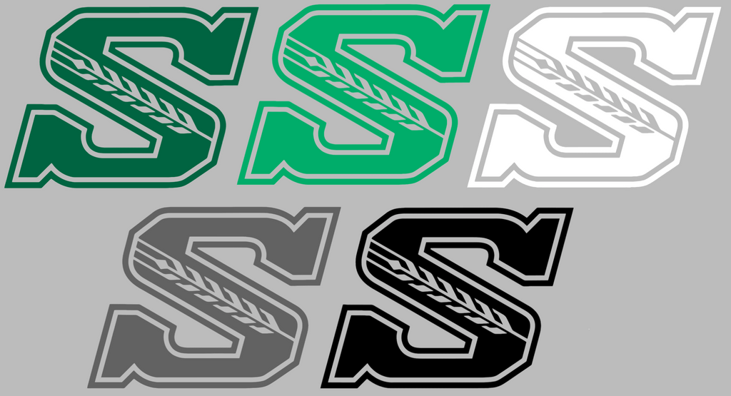 Saskatchewan Roughriders Alternate Logo Premium DieCut Vinyl Decal PICK COLOR & SIZE