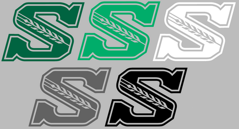 Saskatchewan Roughriders Alternate Logo Premium DieCut Vinyl Decal PICK COLOR & SIZE
