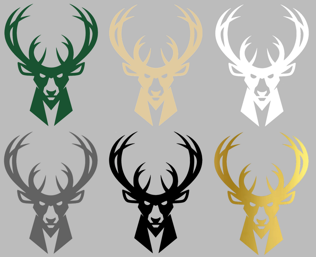 Milwaukee Bucks Team Logo Premium DieCut Vinyl Decal PICK COLOR & SIZE