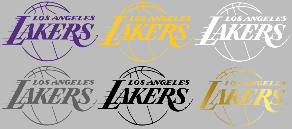 thumbnail image 2 of Los Angeles Lakers 2-Pack Die-Cut Vinyl Magnets – Heavy Duty, Officially Licensed NBA 2 of 6