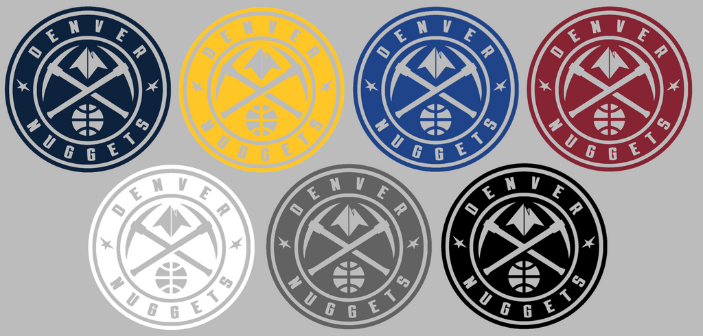 Denver Nuggets Alternate Logo Premium DieCut Vinyl Decal PICK COLOR & SIZE