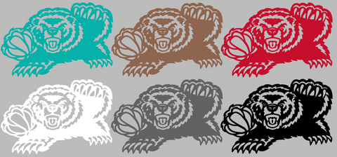 Memphis Grizzlies Retro Throwback Logo Premium DieCut Vinyl Decal PICK COLOR & SIZE