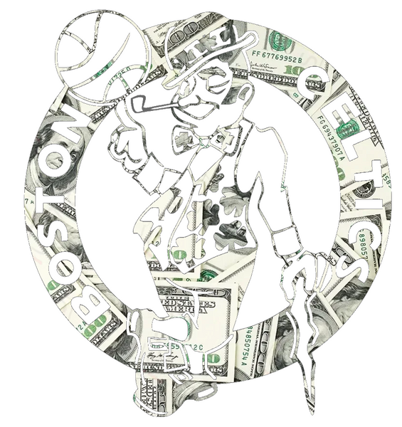 Boston Celtics Team Logo Money Print Premium Vinyl Decal PICK SIZE ...