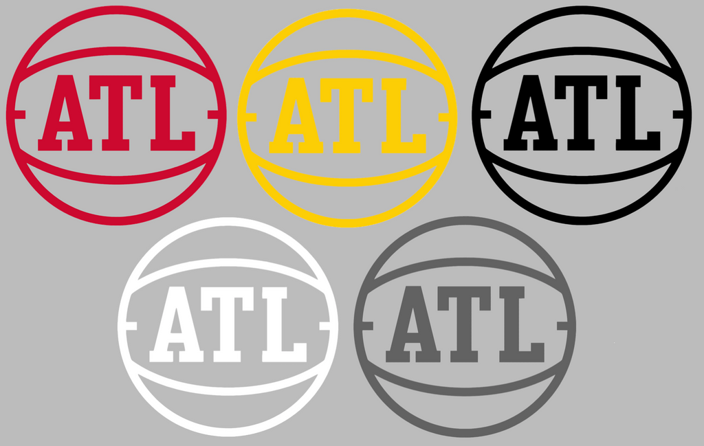 Atlanta Hawks Alternate Logo Premium DieCut Vinyl Decal PICK COLOR & SIZE