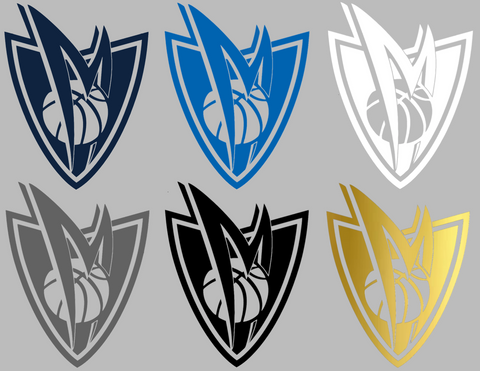 Dallas Mavericks Alternate Logo Premium DieCut Vinyl Decal PICK COLOR & SIZE