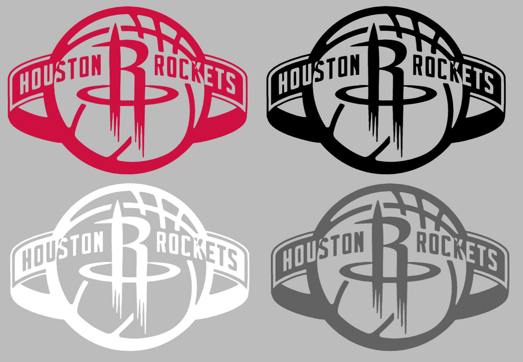 Houston Rockets Alternate Logo Premium DieCut Vinyl Decal PICK COLOR & SIZE