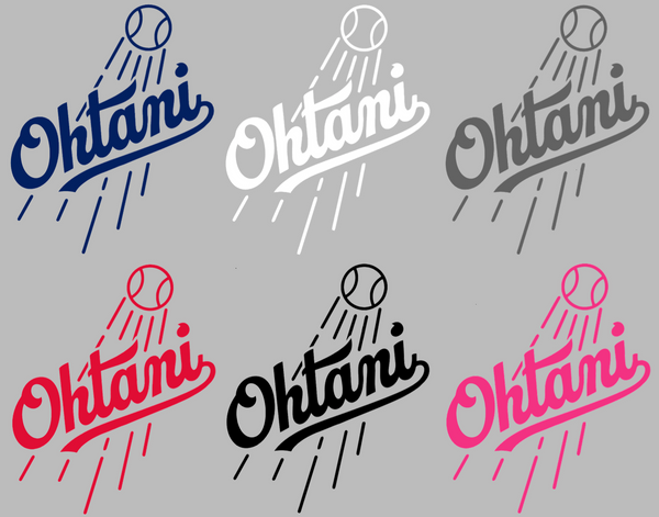 Los Angeles Dodgers Shohei Ohtani Logo Premium DieCut Vinyl Decal PICK COLOR & SIZE