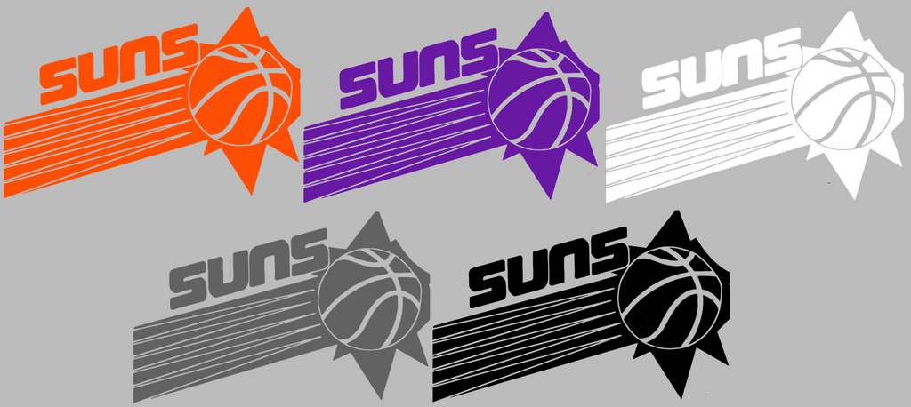 Phoenix Suns Retro Throwback Logo Premium DieCut Vinyl Decal PICK COLOR & SIZE