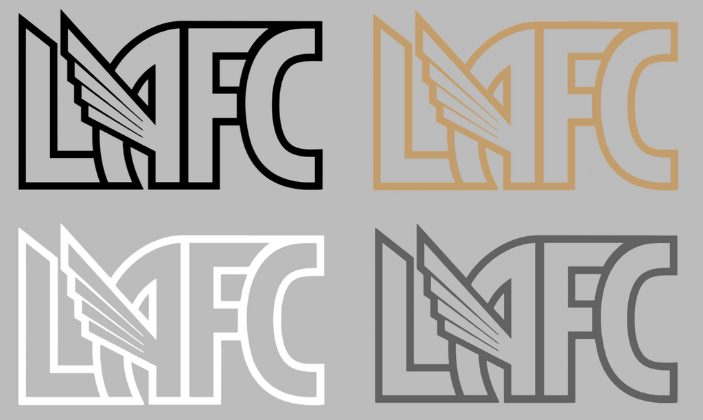 Los Angeles FC LAFC Logo MLS Premium DieCut Vinyl Decal PICK COLOR & SIZE