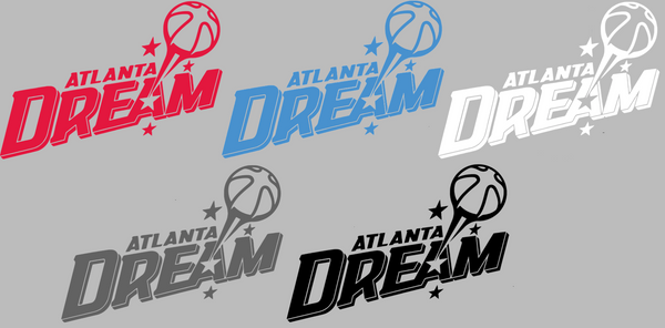 Atlanta Dream Retro Throwback Logo Premium DieCut Vinyl Decal PICK COLOR & SIZE