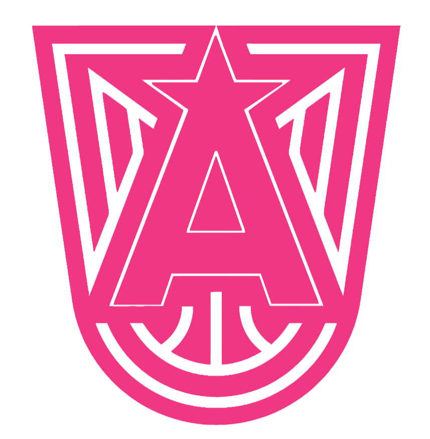 Atlanta Dream HOT PINK Team Logo Premium DieCut Vinyl Decal PICK SIZE