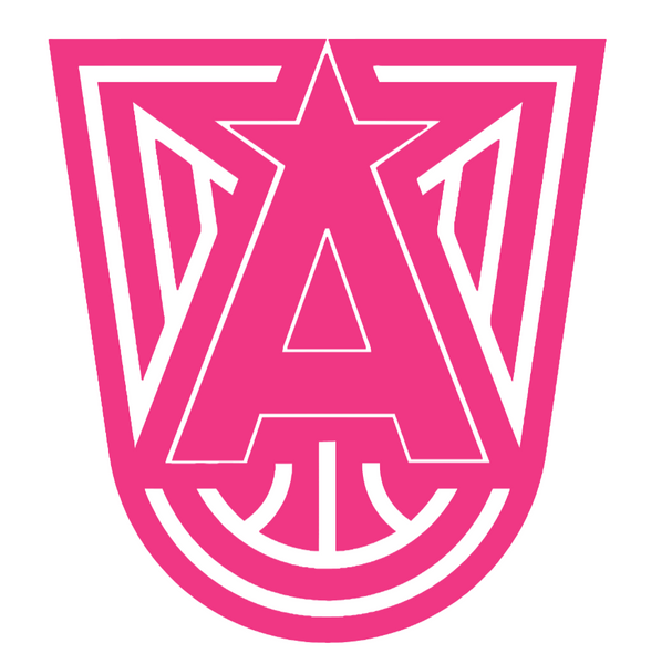 Atlanta Dream HOT PINK Team Logo Premium DieCut Vinyl Decal PICK SIZE