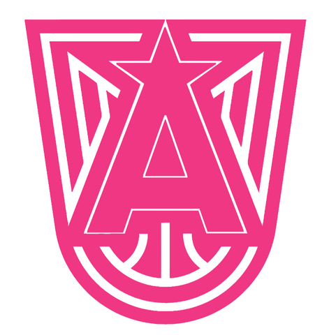 Atlanta Dream HOT PINK Team Logo Premium DieCut Vinyl Decal PICK SIZE