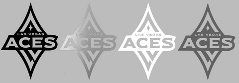 Las Vegas Aces Team Logo Premium DieCut Vinyl Decal PICK COLOR & SIZE