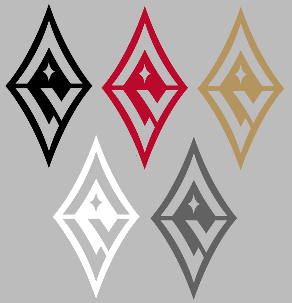 Las Vegas Aces Retro Throwback Logo Premium DieCut Vinyl Decal PICK COLOR & SIZE