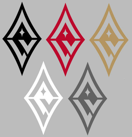 Las Vegas Aces Retro Throwback Logo Premium DieCut Vinyl Decal PICK COLOR & SIZE