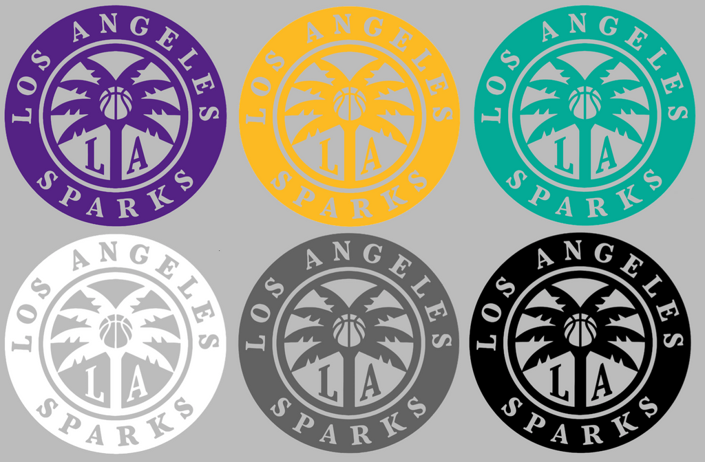 Los Angeles Sparks Team Logo Premium DieCut Vinyl Decal PICK COLOR & SIZE