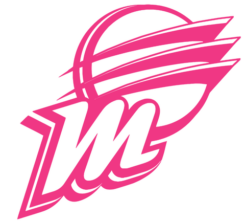 Phoenix Mercury HOT PINK Alternate Logo Premium DieCut Vinyl Decal PICK SIZE
