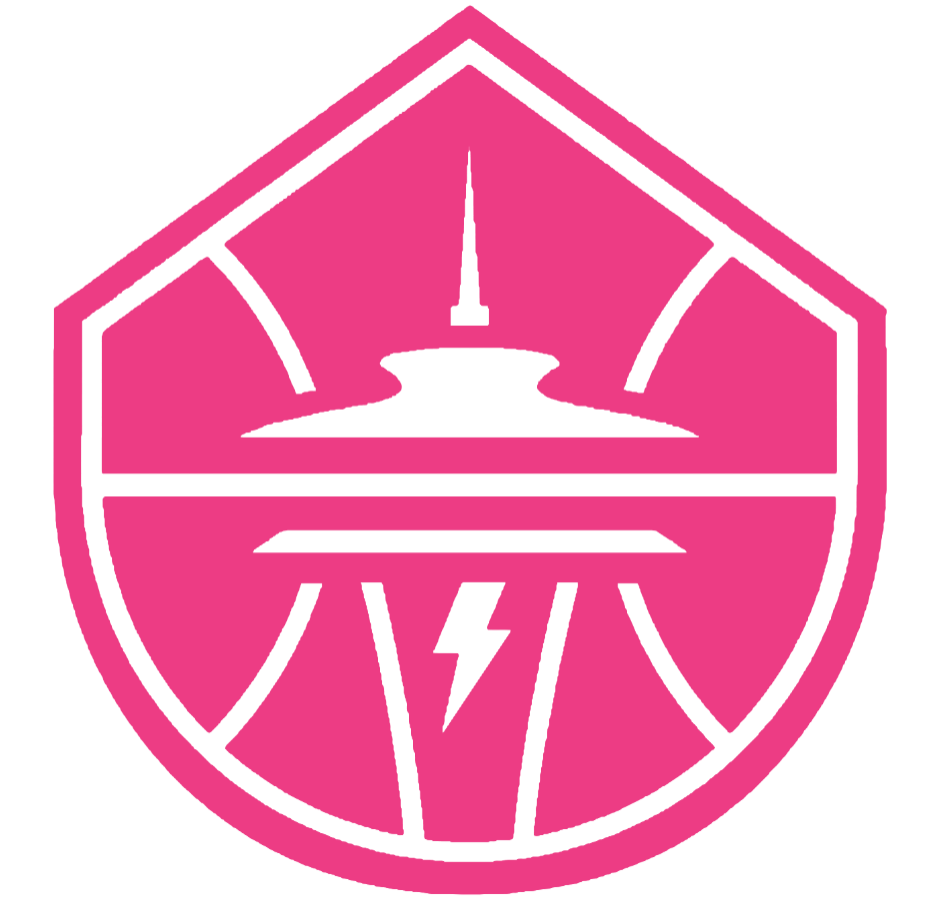 Seattle Storm HOT PINK Alternate Logo Premium DieCut Vinyl Decal PICK SIZE