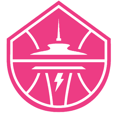 Seattle Storm HOT PINK Alternate Logo Premium DieCut Vinyl Decal PICK SIZE