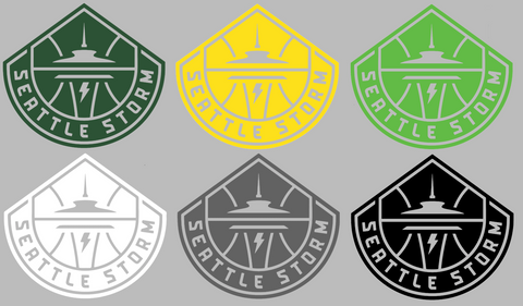 Seattle Storm Team Logo Premium DieCut Vinyl Decal PICK COLOR & SIZE