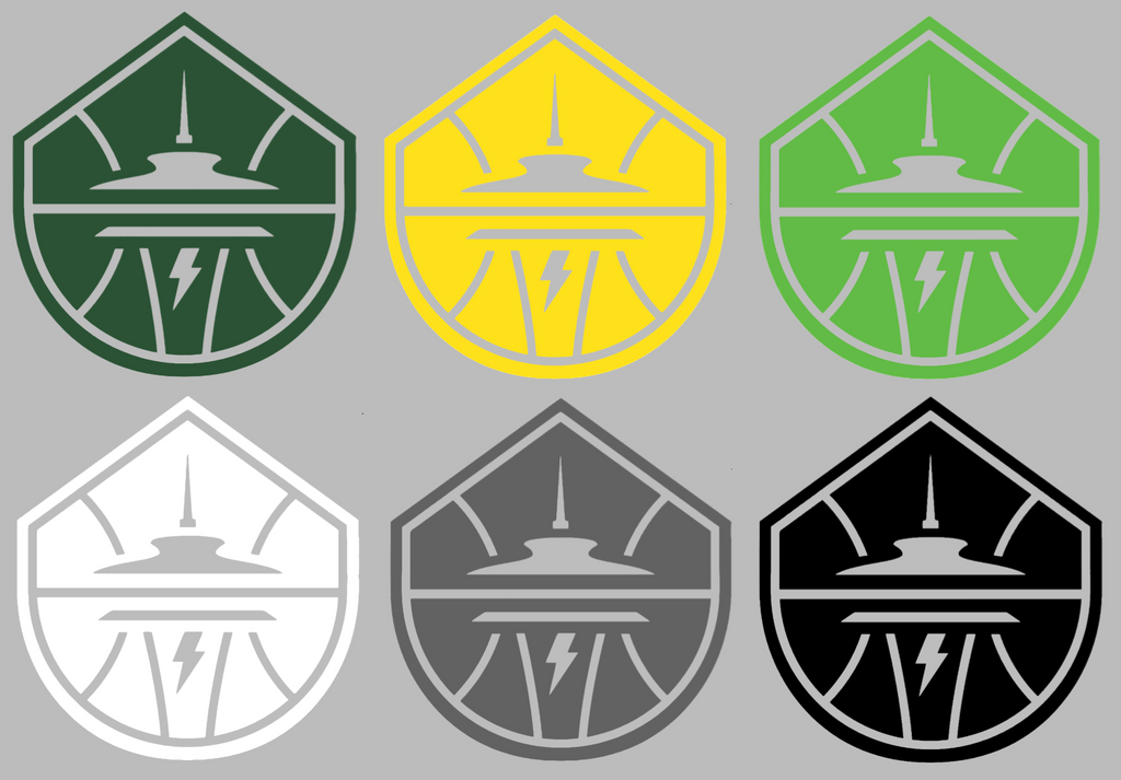 Seattle Storm Alternate Logo Premium DieCut Vinyl Decal PICK COLOR & SIZE