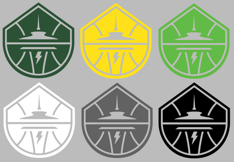 Seattle Storm Alternate Logo Premium DieCut Vinyl Decal PICK COLOR & SIZE