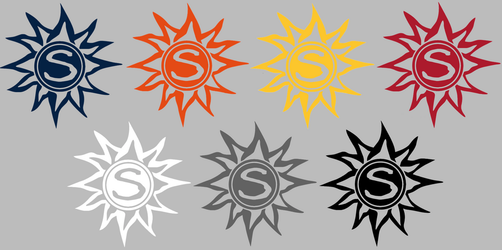 Connecticut Sun Retro Throwback Logo Premium DieCut Vinyl Decal PICK COLOR & SIZE