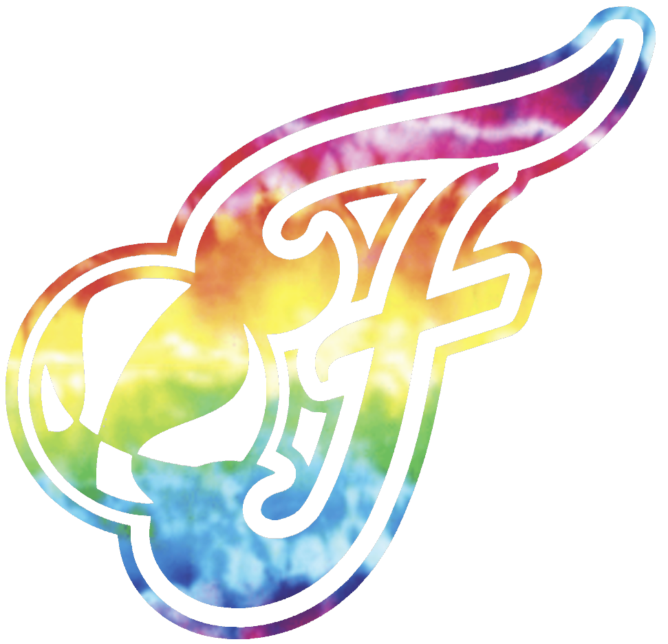 Indiana Fever Alternate Logo Crucial Catch Cancer Tie Dye Vinyl Decal PICK SIZE