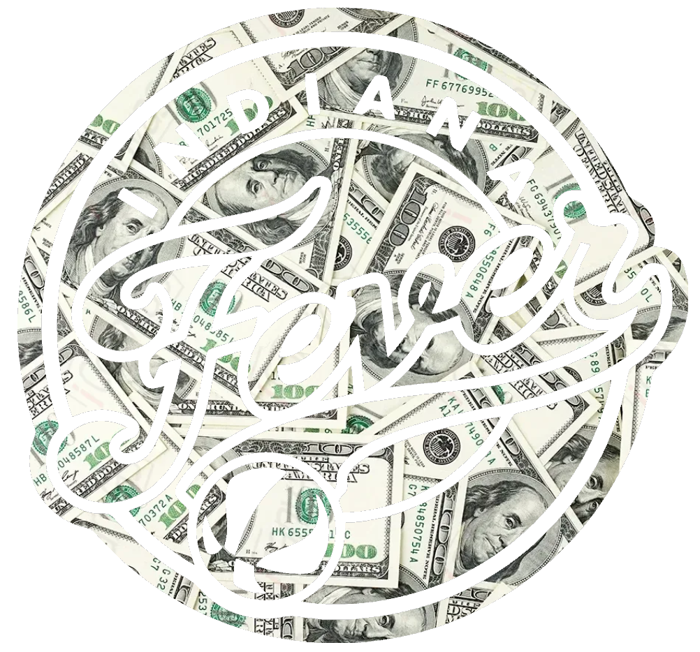 Indiana Fever Team Logo Money Print Premium DieCut Vinyl Decal PICK SIZE