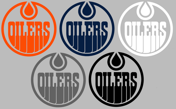 Edmonton Oilers Team Logo Premium Vinyl Decal PICK COLOR & SIZE ...