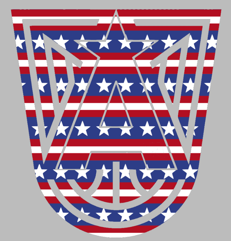 Atlanta Dream Team Logo Stars & Stripes USA American Flag Vinyl Decal PICK SIZE