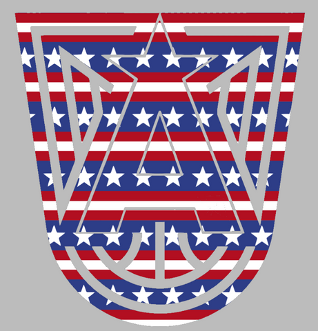 Atlanta Dream Team Logo Stars & Stripes USA American Flag Vinyl Decal PICK SIZE