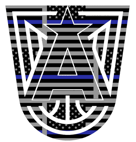 Atlanta Dream Team Logo Thin Blue Line American Flag Premium DieCut Vinyl Decal PICK SIZE