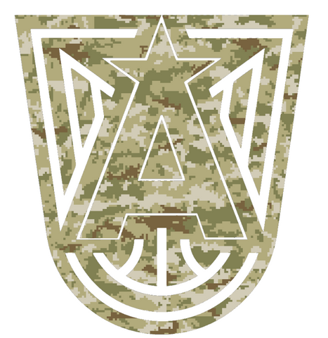 Atlanta Dream Team Logo Salute to Service Camouflage Camo Vinyl Decal PICK SIZE