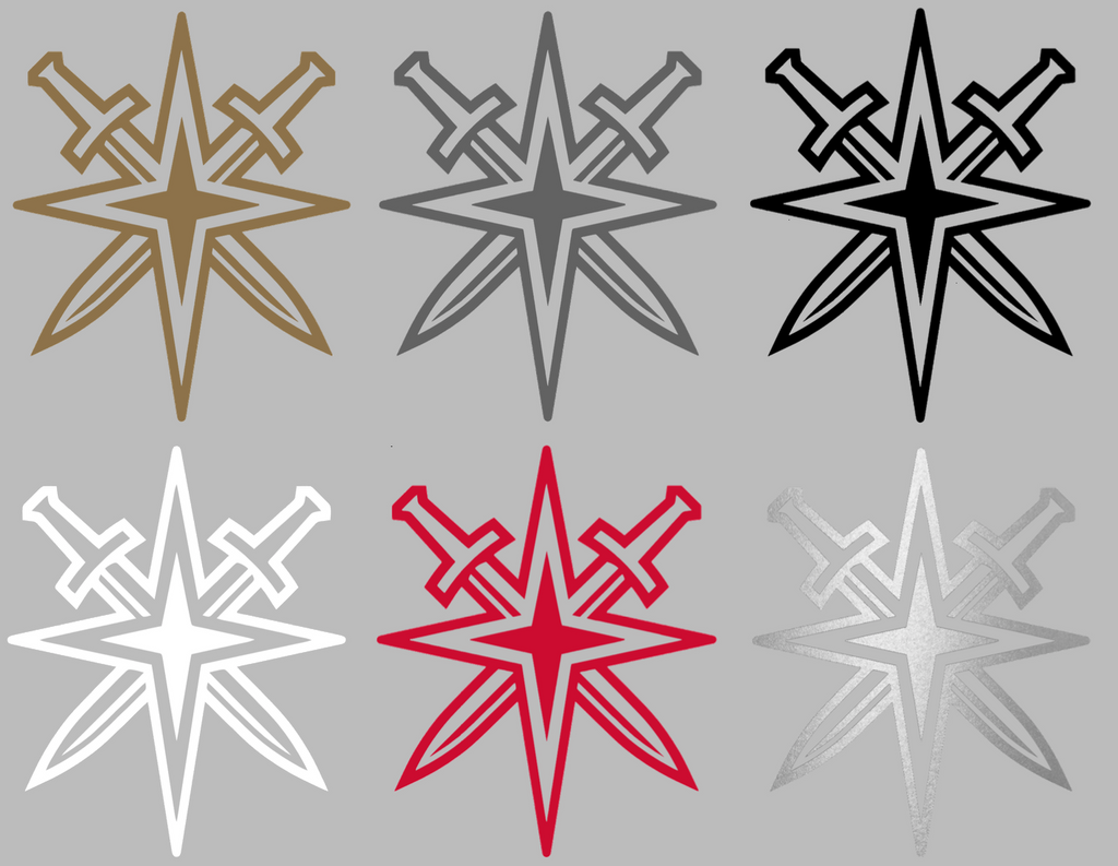Vegas Golden Knights Alternate Logo Premium DieCut Vinyl Decal PICK COLOR & SIZE