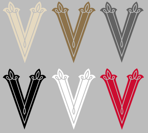 Vegas Golden Knights Winter Classic Logo Premium DieCut Vinyl Decal PICK COLOR & SIZE