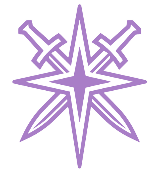 Vegas Golden Knights PURPLE CANCER AWARENESS Alternate Logo Premium DieCut Vinyl Decal PICK SIZE