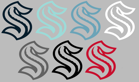 Seattle Kraken Team Logo Premium DieCut Vinyl Decal PICK COLOR & SIZE