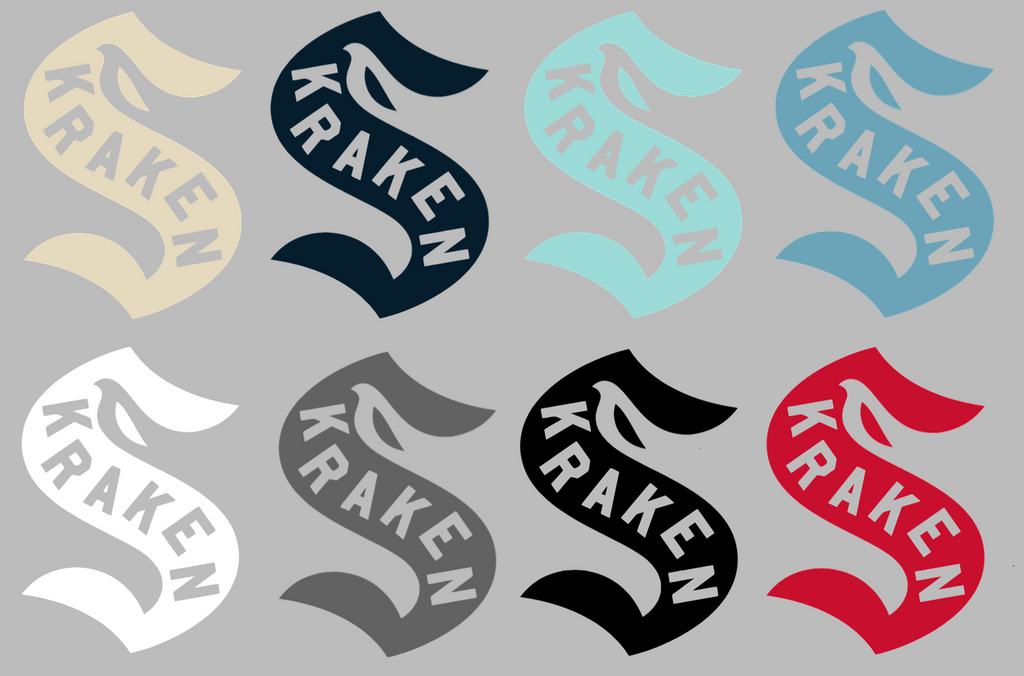 Seattle Kraken Winter Classic Logo Premium DieCut Vinyl Decal PICK COLOR & SIZE