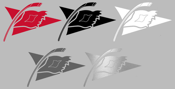 Carolina Hurricanes Retro Throwback Logo Premium DieCut Vinyl Decal PICK COLOR & SIZE