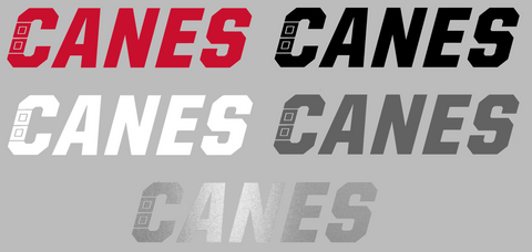 Carolina Hurricanes Canes Logo Premium DieCut Vinyl Decal PICK COLOR & SIZE